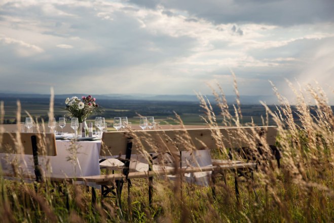 Weiter Ausblick, © Weingut Kerner