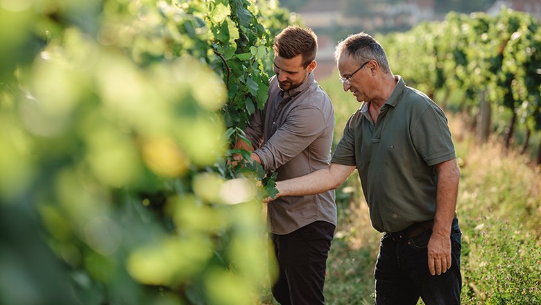 Michael und Herbert bei der Arbeit, © Michael Reidinger