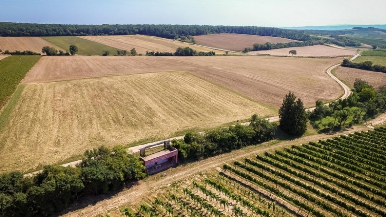 Kreisgraben Flugaufnahme, © Marktgemeinde Wullersdorf