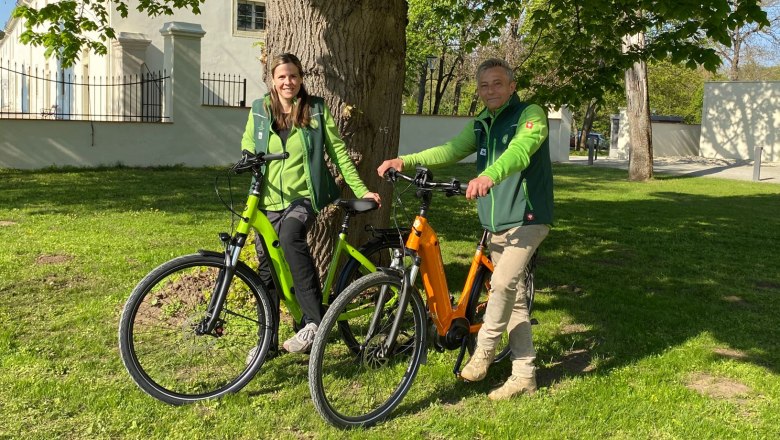 E-Bike Verleih Schloss Marchegg, © Region Marchfeld