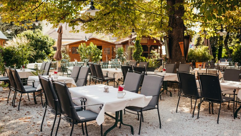 Romantischer Gastgarten, © Niederösterreich Werbung / Daniela Führer