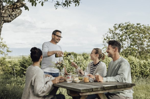 Weingenuss im Frühling, © Weinviertel Tourismus / Sophie Menegaldo