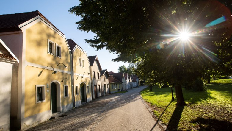 Der Heurige in der wunderschönen Kellergasse Nappersdorf, © Astrid Bartl