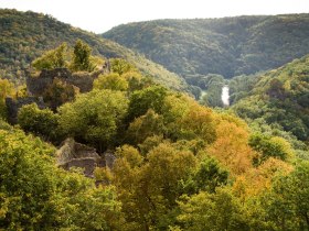 Ruine Neuhäusl im Herbst, © Nationalpark Thayatal / Petr Lazarek