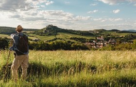 Blick auf die Burgruine Falkenstein, © Michael Reidinger