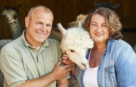 Doris und Michael Weyrer, Alpakaerlebnis Marchfeldmühle, © Alpakaerlebnis Marchfeldmühle