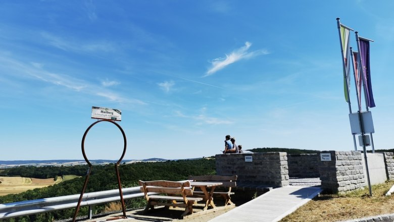 Rastplatz in der Vösenau - traumhafter Ausblick, © Weinstraße Weinviertel