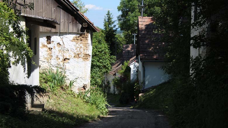 Kellergasse "Loahmgstettn" Ameis, © Weinviertel Tourismus