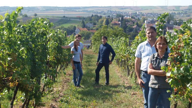 Familie Walek im Weingarten, © Walek